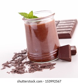 Chocolate Mousse Isolated