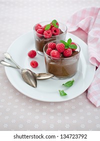 Chocolate Mousse And Raspberry