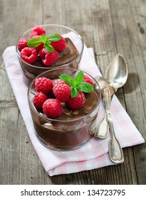 Chocolate Mousse And Raspberry