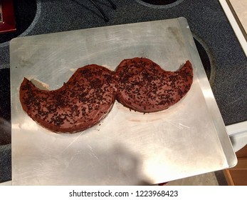 Chocolate Moustache Cake