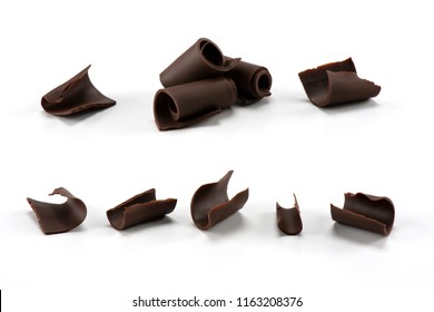 Chocolate on White Background