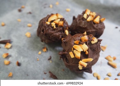 Chocolate Peanut Butter Banana Bites