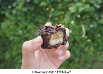 Chocolate Peanut Butter Banana Bites