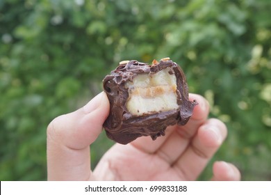 Chocolate Peanut Butter Banana Bites