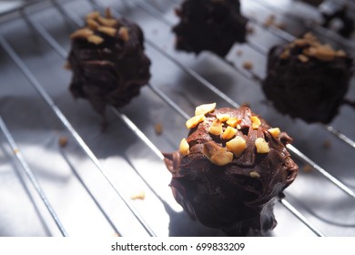 Chocolate Peanut Butter Banana Bites