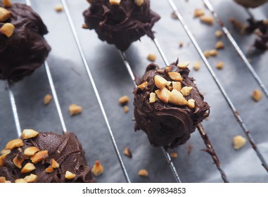 Chocolate Peanut Butter Banana Bites