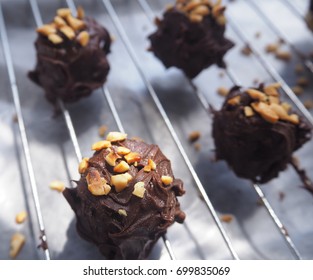 Chocolate Peanut Butter Banana Bites