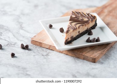 Chocolate Peanut Butter Swirl Cheesecake Dessert