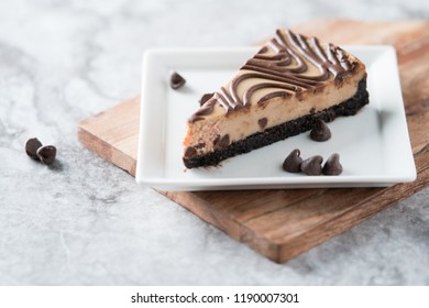 Chocolate Peanut Butter Swirl Cheesecake Dessert