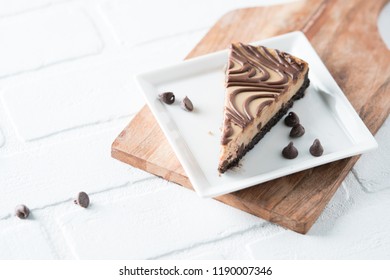 Chocolate Peanut Butter Swirl Cheesecake Dessert