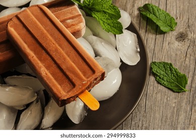 Chocolate Popsicles, Selective Focus