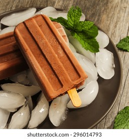 Chocolate Popsicles, Selective Focus