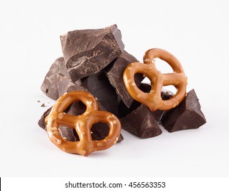 Chocolate & Pretzel Pile
