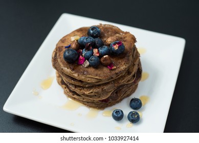 Chocolate Protein Pancakes