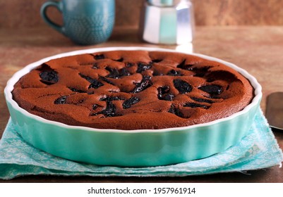 Chocolate Prune Torte In A Tin