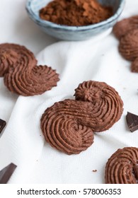 Chocolate Sable Cookies