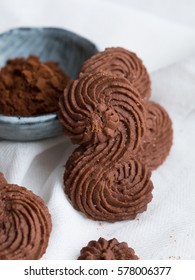 Chocolate Sable Cookies