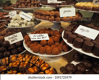 Chocolate Shop In Amsterdam Netherlands