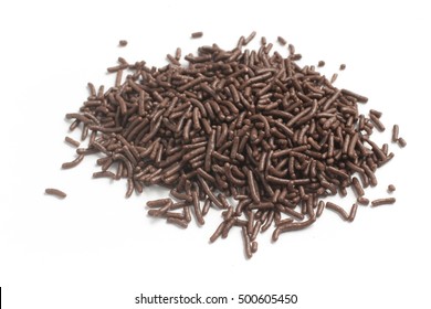 Chocolate Sprinkles Isolated