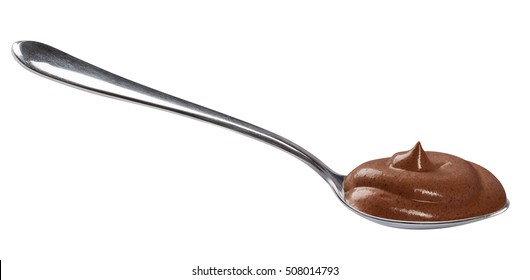 Chocolate Swirl On Spoon