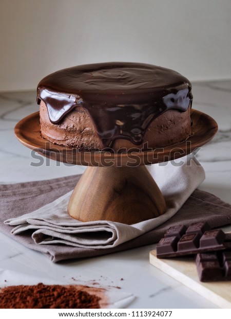 Chocolate truffle Devil’s food\
cake