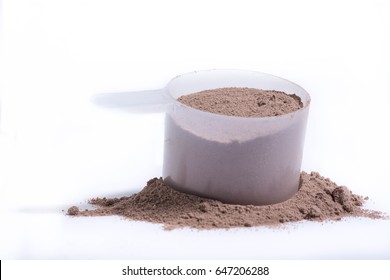 Chocolate Whey Protein Scoop