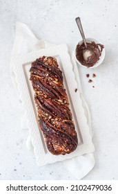 Chocolate Yeast Cake Babka With Pecans