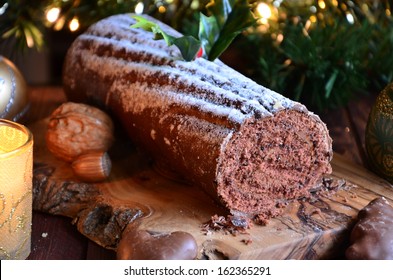 Chocolate Yule Log