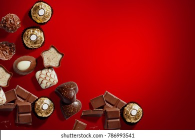 Chocolates For Valentines Day, Christmas Or Birthday