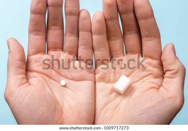 Choice Sweetener Tablets Regular Sugar Alternative Stock Photo