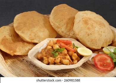 Chole With Puri Or Chana Masala With Puri Indian Food