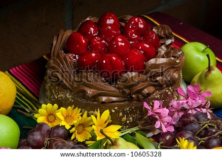 Chololate Strawberry Cake