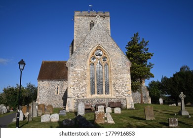 Cholsey, Oxon. July 20, 2020. The Church Where Agatha Christie Is Buried. It Is Not A Mystery.