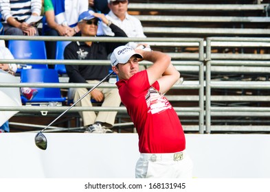 CHONBURI - DECEMBER 14 : Ryan Mccarthy Of Australia Player In Thailand Golf Championship 2013 At Amata Spring Country Club On December 14, 2013 In Chonburi, Thailand.