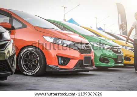 Chonburi December 16 Honda Jazz Gk Stock Photo Edit Now 1199369626