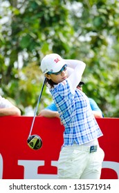 CHONBURI - FEBRUARY 22-24: Na Yeon Choi Of South Korea Players In Honda LPGA Thailand 2013 At Siam Country Club, Pattaya Old Course On February 22-24, 2013 In Chonburi, Thailand.