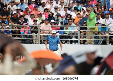 CHONBURI,THA-DEC 15: Justin Rose In Action During Asia Tour Thailand Golf Championship 2013 At Amata Spring Country Club On December -15, 2013 In Chonburi, Thailand.