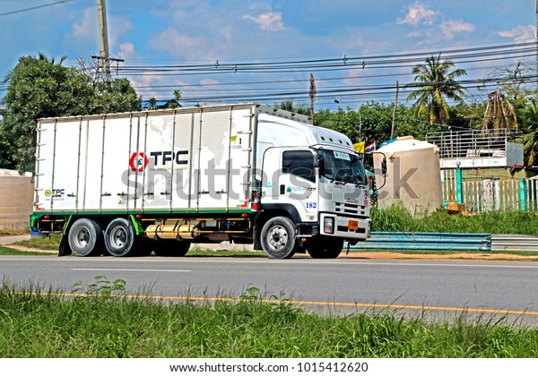 CHONBURI-THAILAND-OCTOBER 14 :\
Transportation truck on the road, October 14, 2016 Chonburi\
Province,\
Thailand