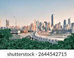 Chongqing Yuzhong Qiansimen Bridge and CBD Building Complex