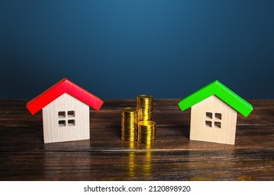 Choosing Between Two Houses To Buy. Exchange Of Real Estate With A Surcharge. Comparison Of Housing Before Buying. Energy Efficiency And Maintenance Costs. Property Valuation. Buy Or Rent