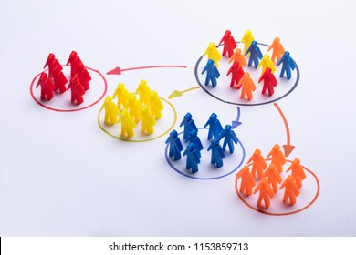 Choosing The Right Person From Colorful Team - Shutterstock ID 1153859713