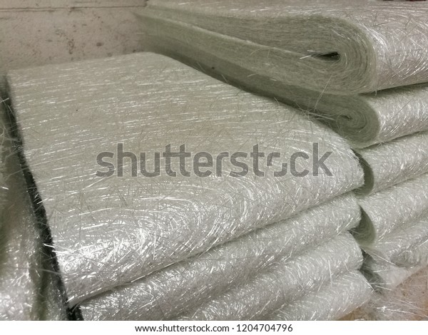 Chop Strand Mat Fiberglass Raw Material Stock Photo Edit Now