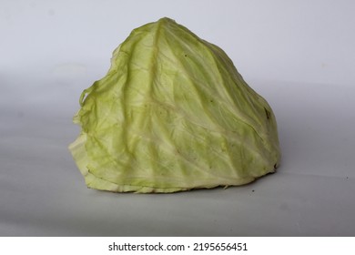 Chopped Fresh White Cabbage. Texture Of White Cabbage Vegetables To Be Cooked As Soup In Indonesia