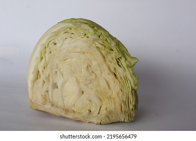 Chopped Fresh White Cabbage. Texture Of White Cabbage Vegetables To Be Cooked As Soup In Indonesia