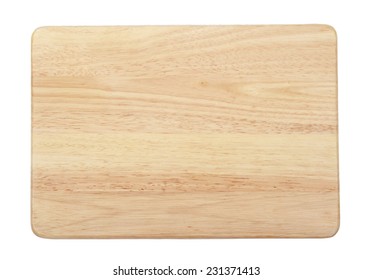 Chopping Board Isolated On White Background.