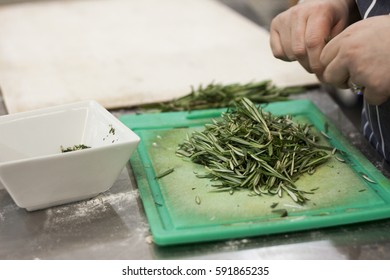 Chopping Up Herbs