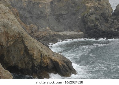 Choppy Seas Around Pembrokeshire And Ramsey Island