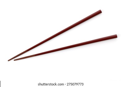 Chopsticks Isolated On White