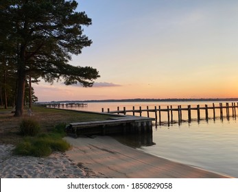 The Choptank River And Beach