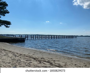 The Choptank River And Beach